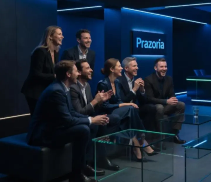 Hosté u osvětlených stolů během privátního večera